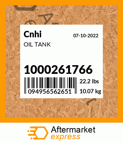 Spare part 1000261766 + OIL TANK