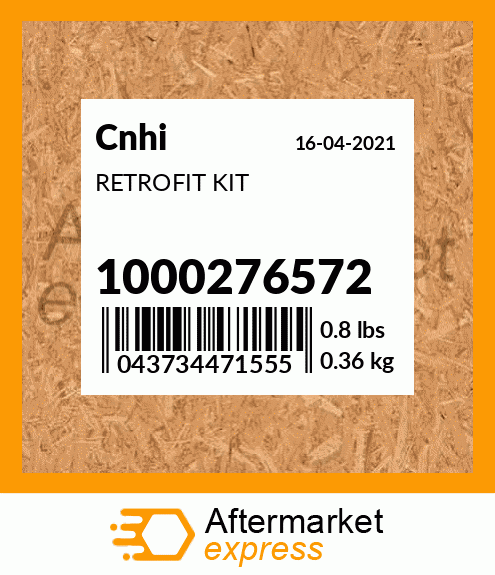 Spare part 1000276572 + RETROFIT KIT