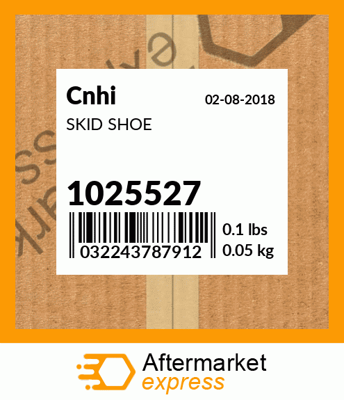 Spare part 1025527 + SKID SHOE