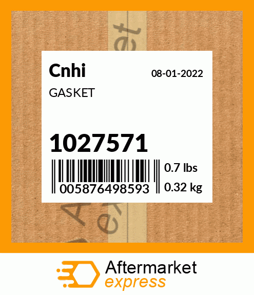 Spare part 1027571 + GASKET