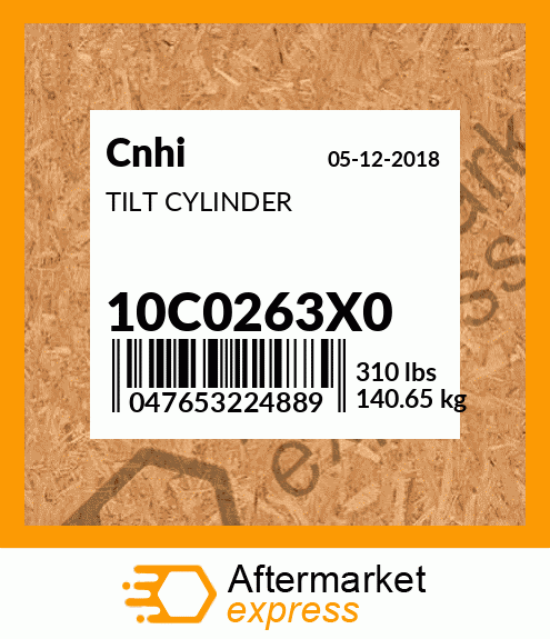 Spare part 10C0263X0 + TILT CYLINDER