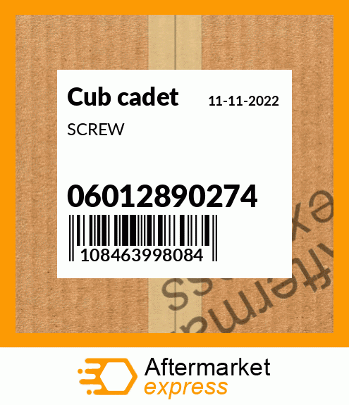 Spare part 06012890274 + SCREW