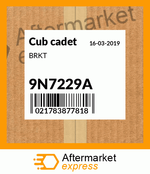 ZFS90874A - QtysFrom I ZNL90874A SameAS-Recommended fits Cub Cadet 