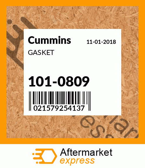 Spare part 101-0809 + GASKET