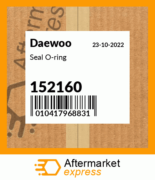 Spare part 152160 + Seal O-ring