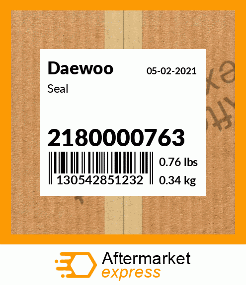 Spare part 2180000763 + Seal