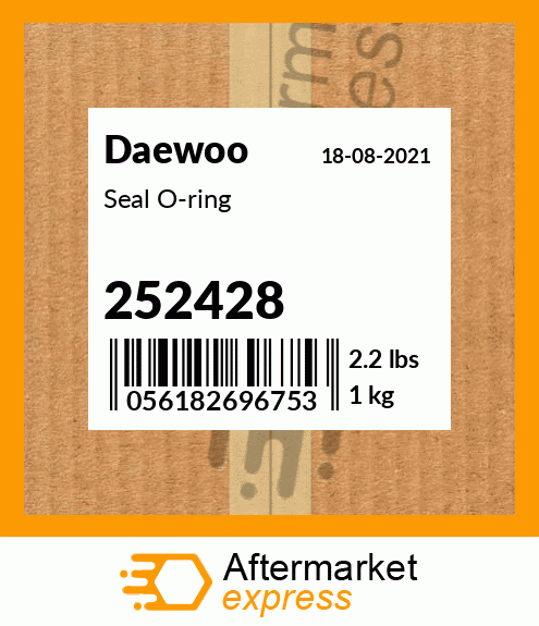 Spare part 252428 + Seal O-ring