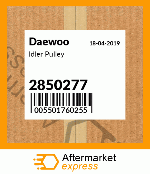 Spare part 2850277 + Idler Pulley