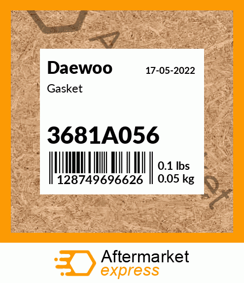 Spare part 3681A056 + Gasket