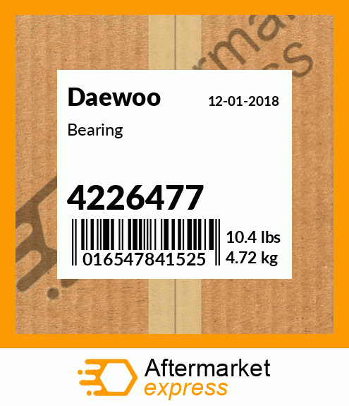 Spare part 4226477 + Bearing