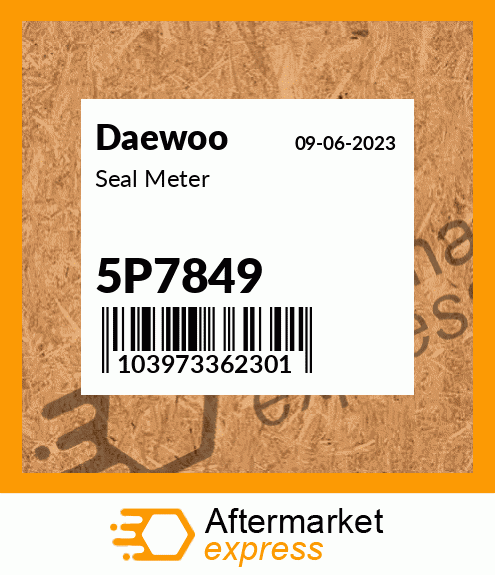 Spare part 5P7849 + Seal Meter