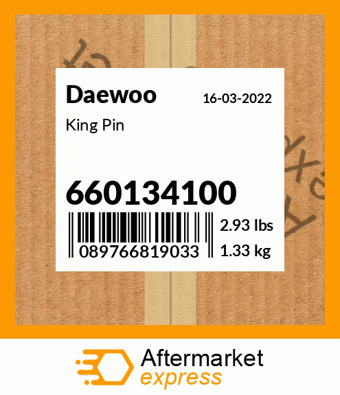 Spare part 660134100 + King Pin