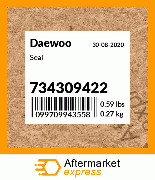 Spare part 734309422 + Seal