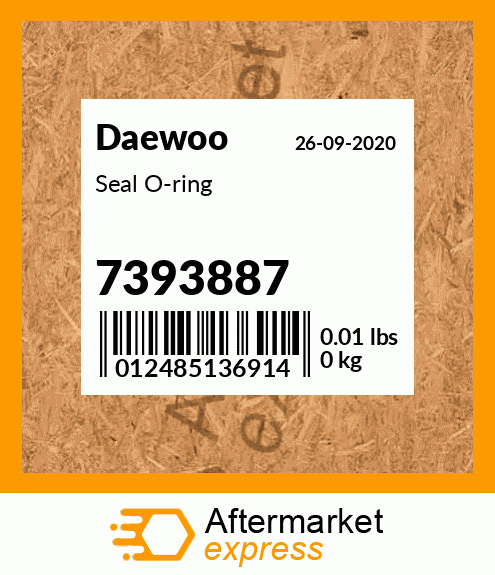 Spare part 7393887 + Seal O-ring