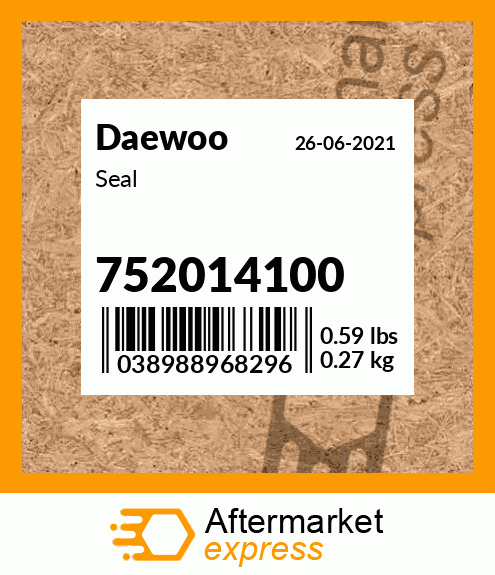 Spare part 752014100 + Seal