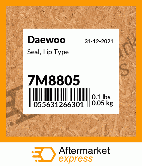 Seal, Lip Type 7M8805