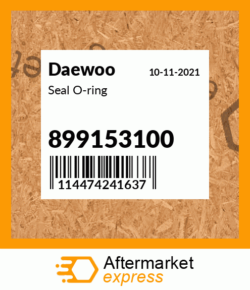 Spare part 899153100 + Seal O-ring