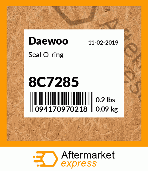 Spare part 8C7285 + Seal O-ring