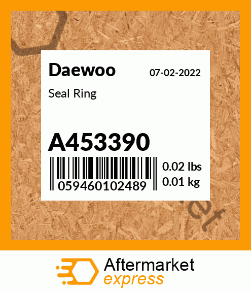 Spare part A453390 + Seal Ring