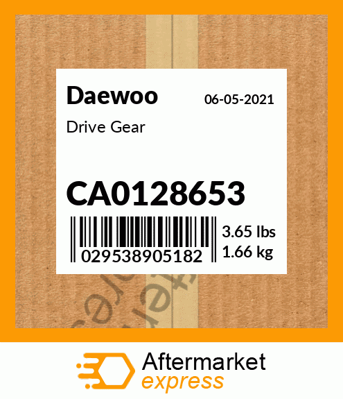 Spare part CA0128653 + Drive Gear