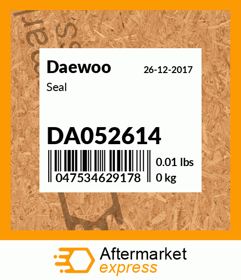 Spare part DA052614 + Seal