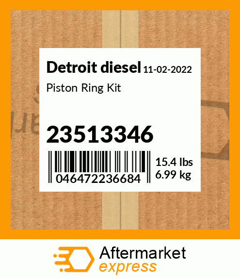 Spare part 23513346 + Piston Ring Kit