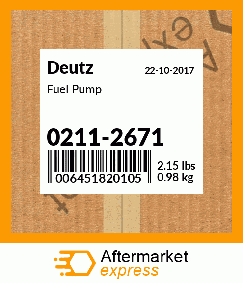 Fuel Pump 0211-2671