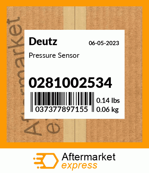 Spare part 0281002534 + Pressure Sensor