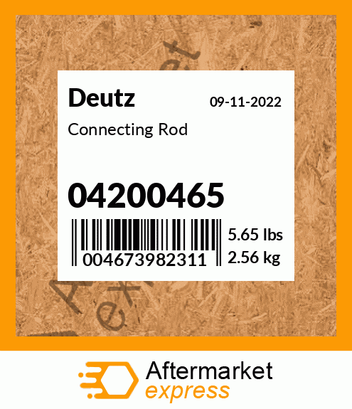 Spare part 04200465 + Connecting Rod