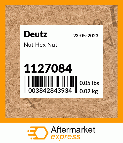 Spare part 1127084 + Nut Hex Nut