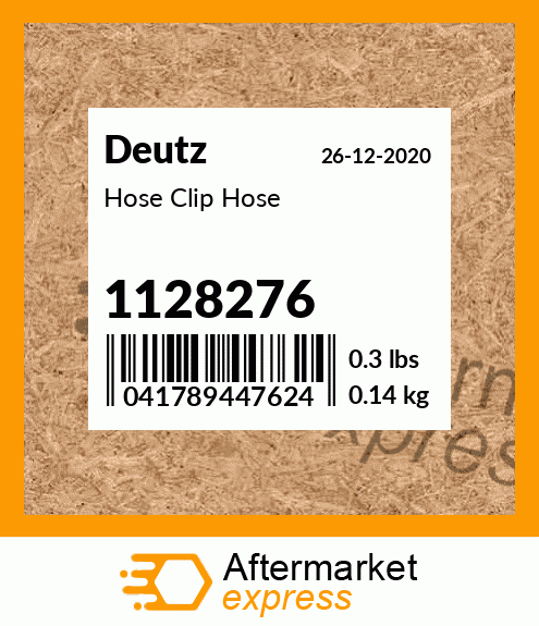 Spare part 1128276 + Hose Clip Hose