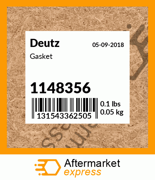 Spare part 1148356 + Gasket