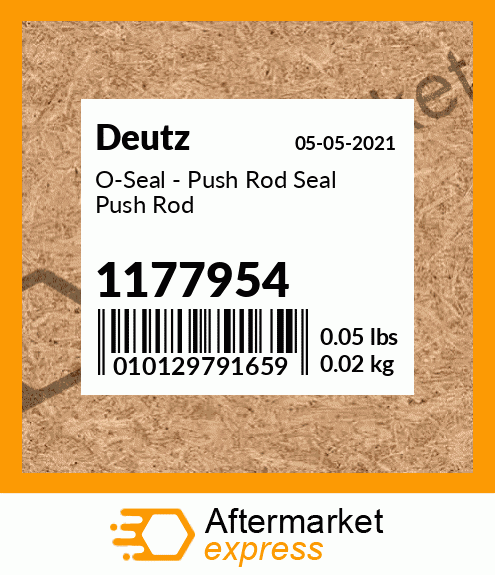 Spare part 1177954 + O-Seal - Push Rod Seal Push Rod