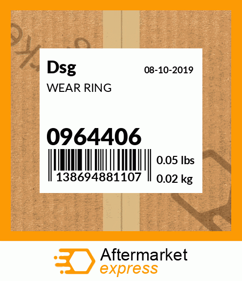 Spare part 0964406 + WEAR RING