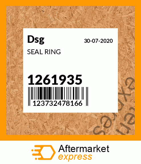 Spare part 1261935 + SEAL RING