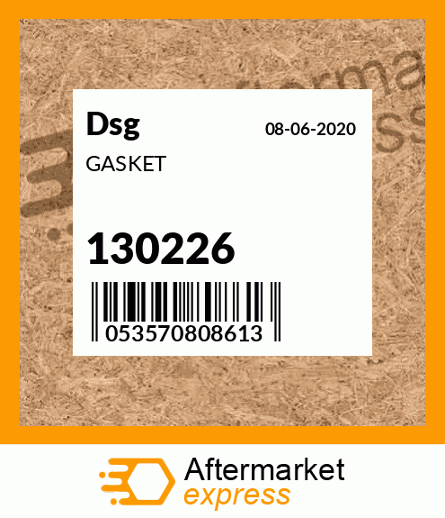 Spare part 130226 + GASKET