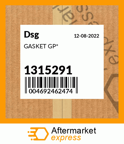 Spare part 1315291 + GASKET GP*