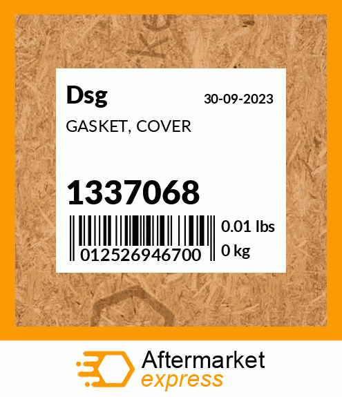 Spare part 1337068 + GASKET, COVER