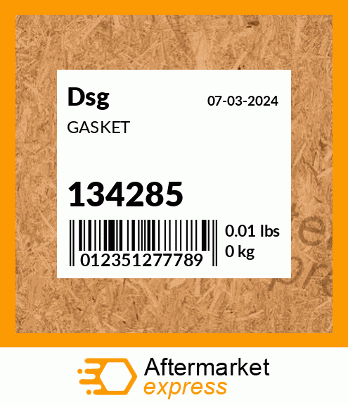 Spare part 134285 + GASKET