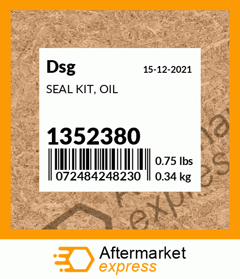 Spare part 1352380 + SEAL KIT, OIL