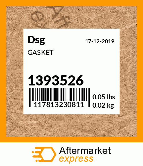 Spare part 1393526 + GASKET