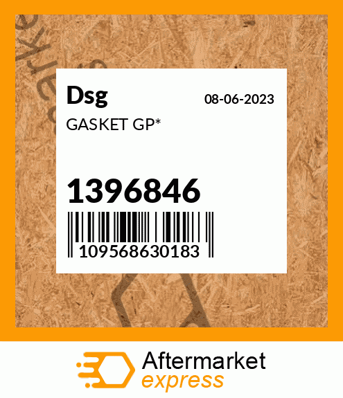 Spare part 1396846 + GASKET GP*