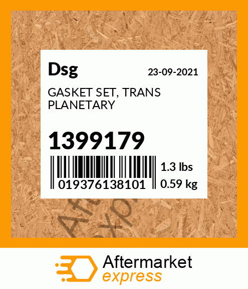 Spare part 1399179 + GASKET SET, TRANS PLANETARY