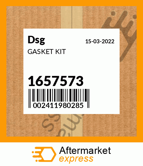 Spare part 1657573 + GASKET KIT