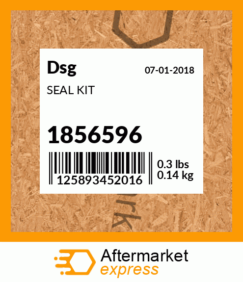 Spare part 1856596 + SEAL KIT