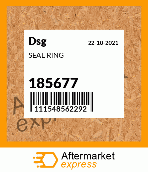 Spare part 185677 + SEAL RING