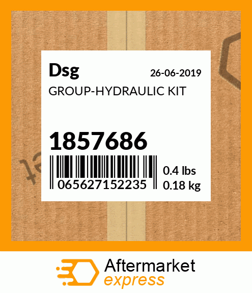 Spare part 1857686 + GROUP-HYDRAULIC KIT