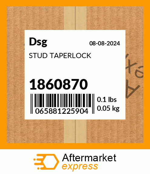 Spare part 1860870 + STUD TAPERLOCK