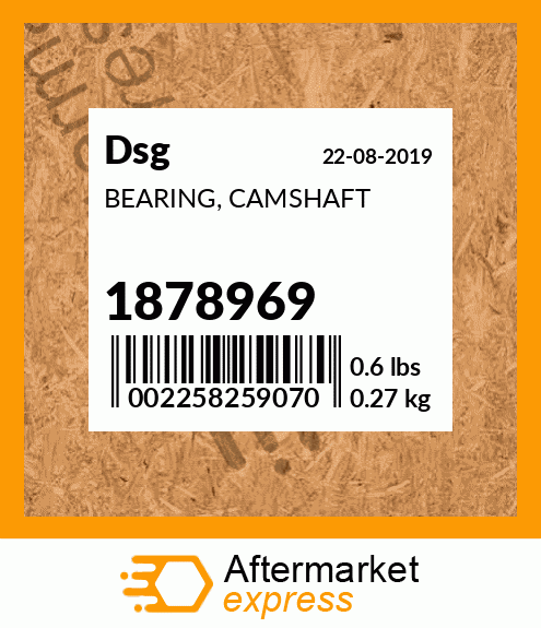 Spare part 1878969 + BEARING, CAMSHAFT