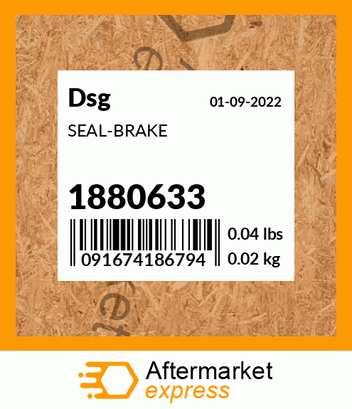 Spare part 1880633 + SEAL-BRAKE